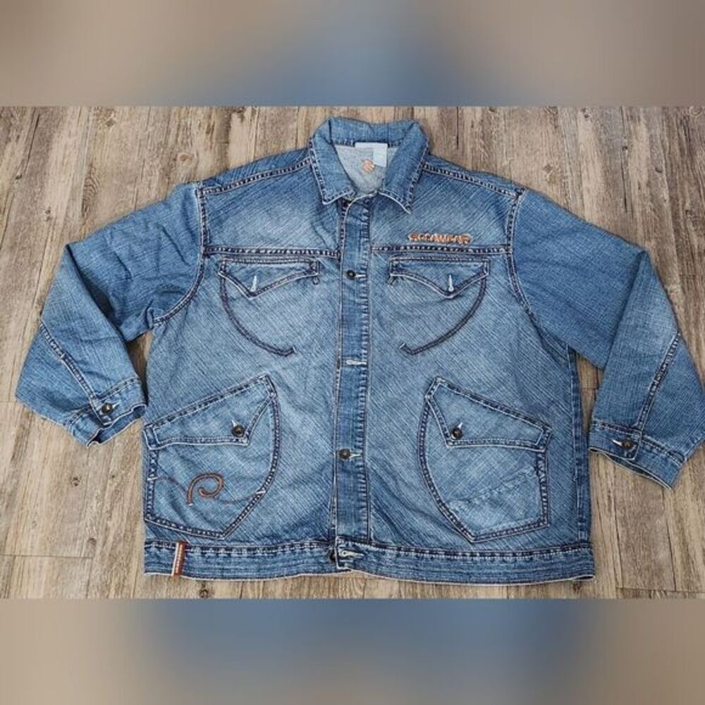 Vintage Rocawear Denim Jacket size 2XL